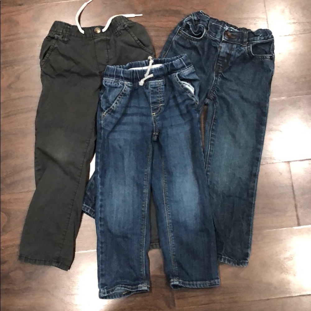 Set of 3 toddler Boy Pants 4T